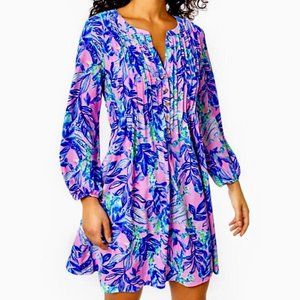 NWT! Lilly Pulitzer UPF 50+ Seana Chillylilly Dress (XS)